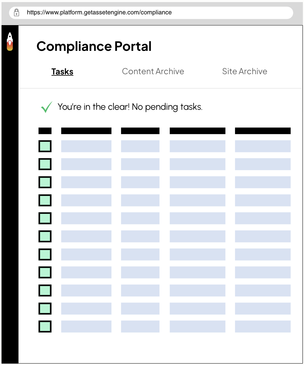 Compliance approval preview