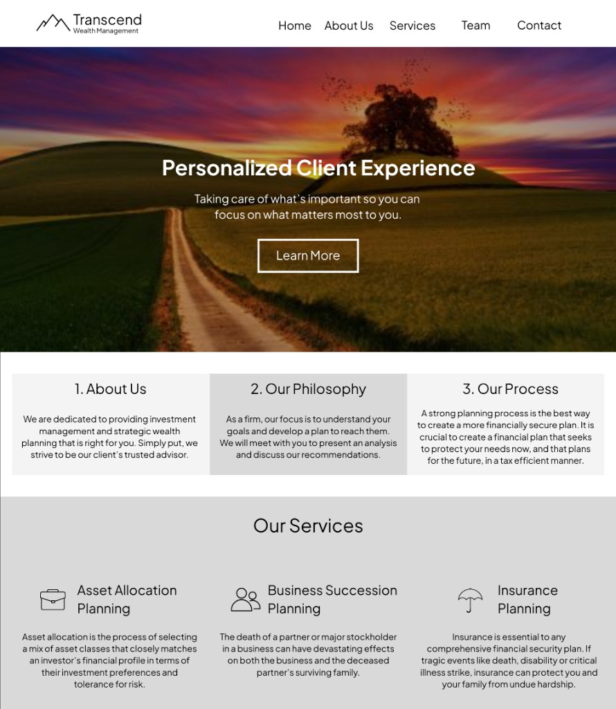 Template site example